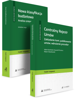 PAKIET: Nowa klasyfikacja budżetowa + Centralny Rejestr Umów