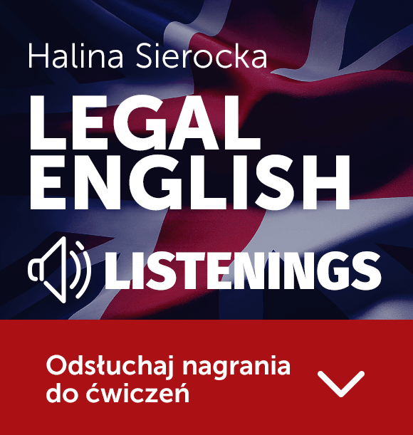 Legal English. Niezbędnik przyszłego prawnika + płyta CD