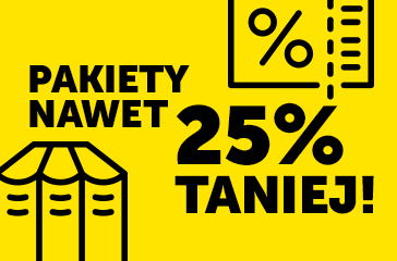 W pakiecie nawet 25% taniej