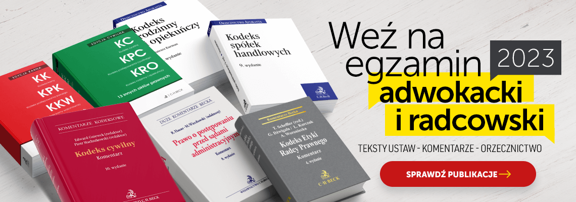 Weź na egzamin | Radcowski i adwokacki 2023