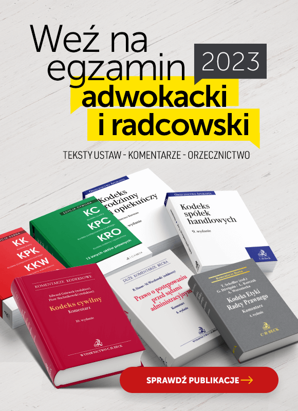 Weź na egzamin | Radcowski i adwokacki 2023
