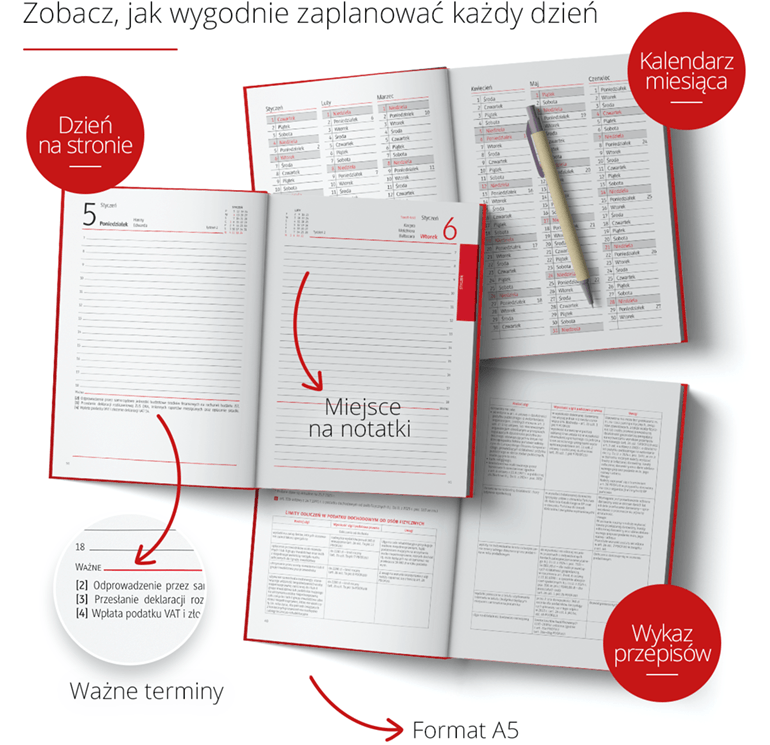 infoKALENDARZ kadrowo-księgowy 2027