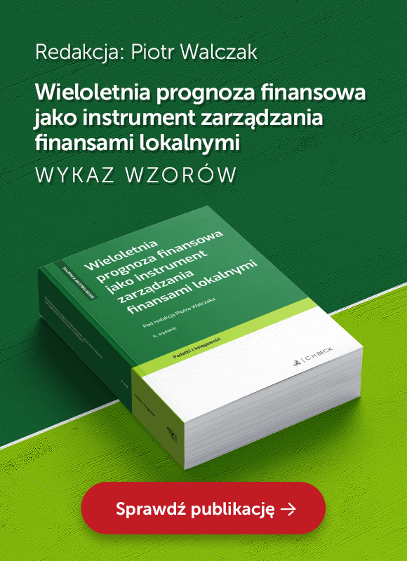 Wieloletnia prognoza finansowa jako instrument zarządzania finansami lokalnymi Wieloletnia prognoza finansowa jako instrument zarządzania finansami lokalnymi