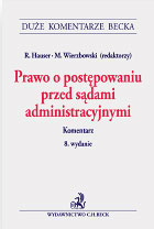 Prawo o postępowaniu przed sądami administracyjnymi. Komentarz