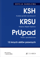 EDYCJA HANDLOWA. Kodeks spółek handlowych. Krajowy Rejestr Sądowy. Prawo upadłościowe. 12 innych aktów prawnych