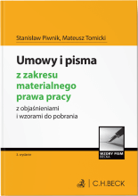 Umowy i pisma z zakresu materialnego prawa pracy z objaśnieniami i wzorami do pobrania