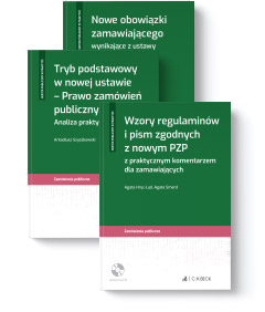 PAKIET: Nowa ustawa PZP - Nowe obowiązki zamawiającego + Tryb podstawowy + Wzory regulaminów i pism